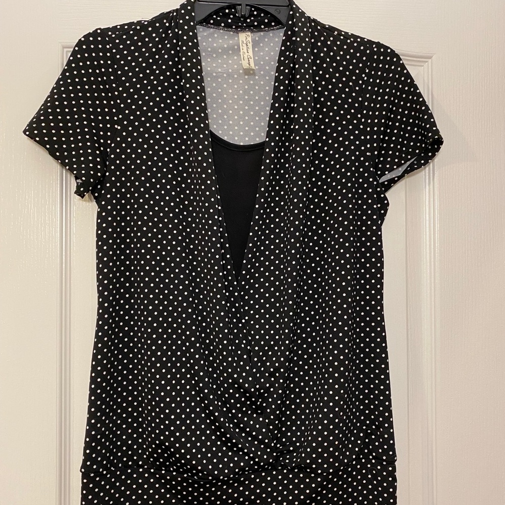 Polka dot top